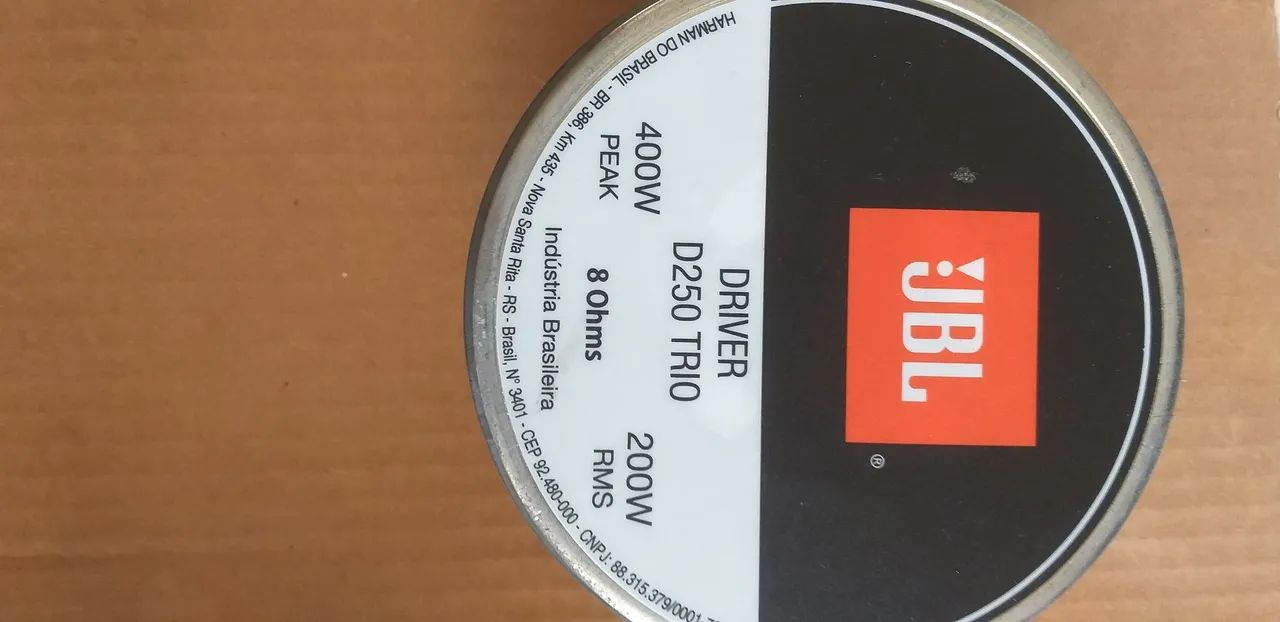 DRIVER JBL D-250 TRIO (400 WATTS, preço do par+par de cornetas de aluninio JBL) - Foto 3
