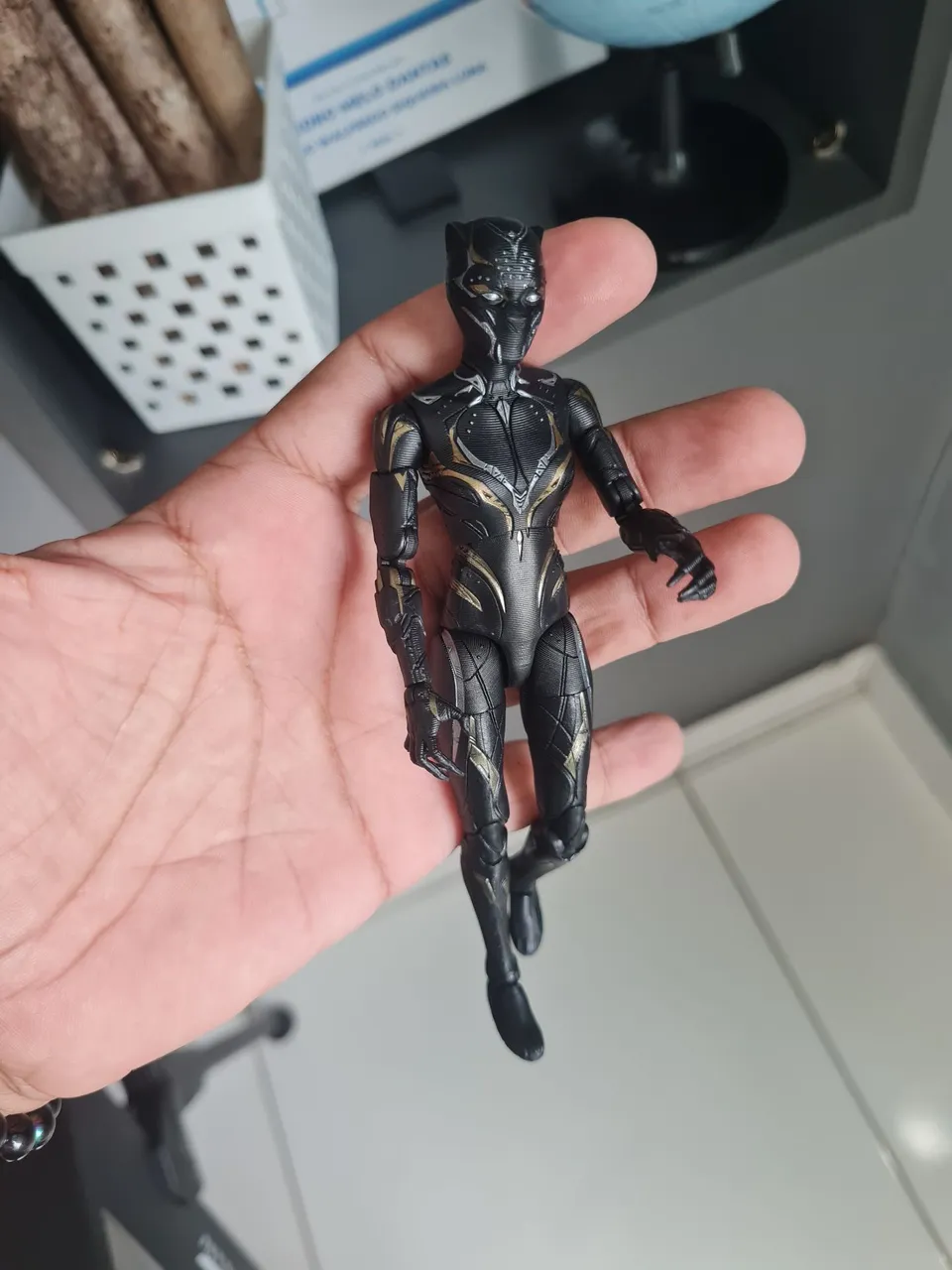 Boneco actionfigures Pantera Negra Articulado