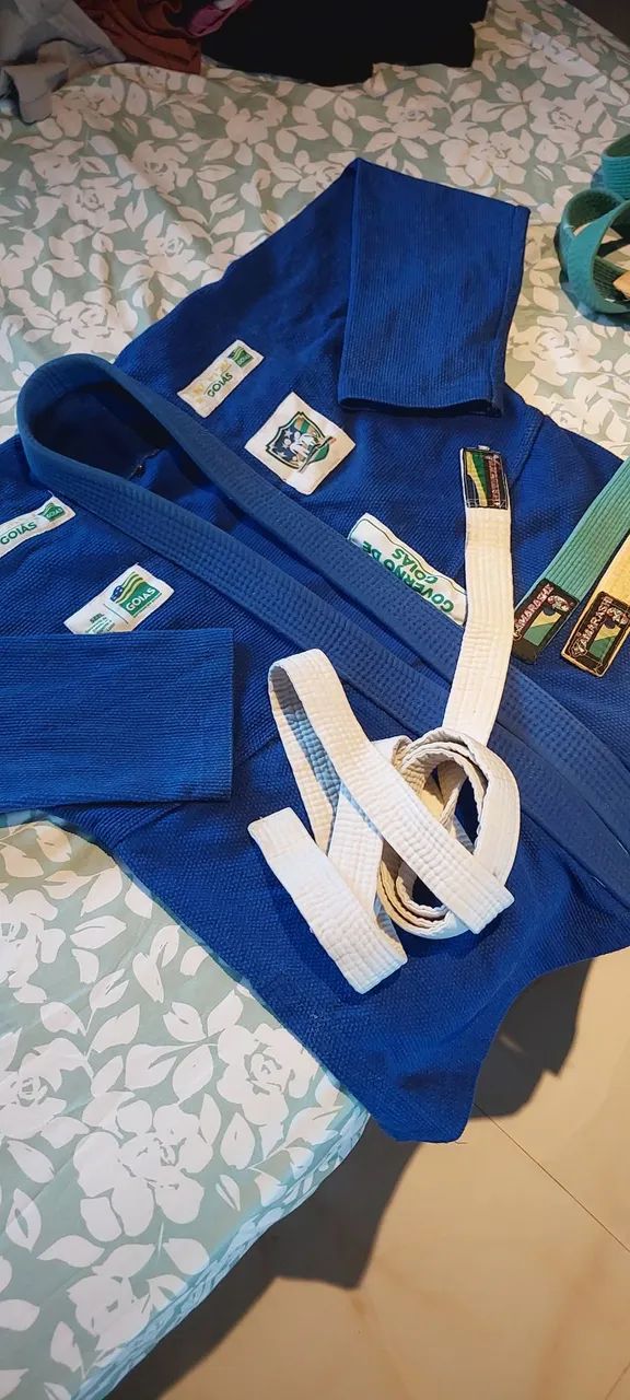 Kimono de Jiu-Jitsu Azul - Goias