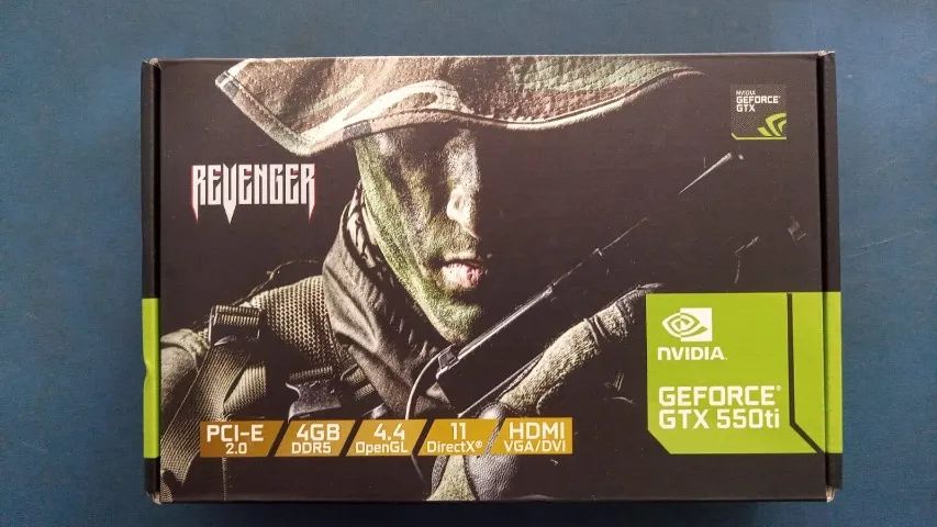 GEFORCE GTX 550TI NVIDIA REVENGER NOVO LACRADO FRETE GRÁTIS PARA MACEIÓ
