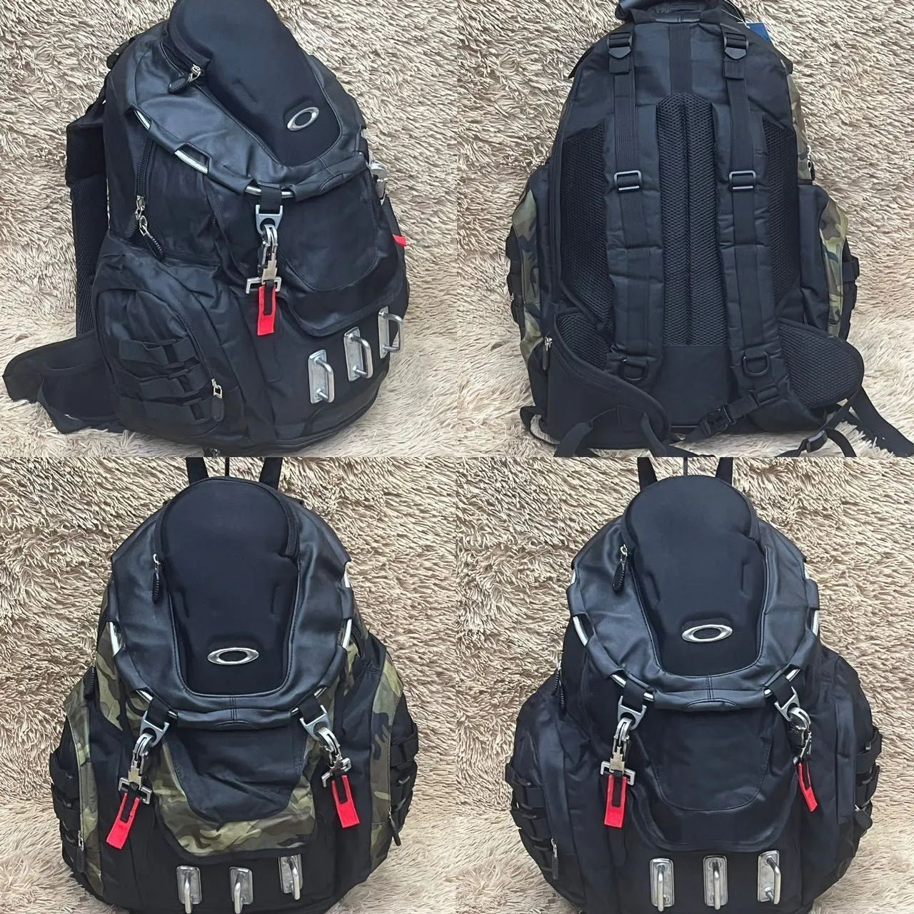 Mochila Oakley -importada - Preta - Camuflada 35l
