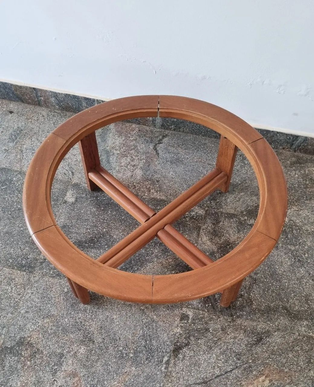 Mesa de Centro em Madeira Maciça Retro SEM VIDRO  - Foto 2