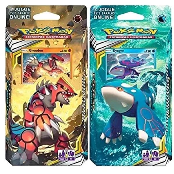 Deck Pokémon Groudon e Kyogre lacrados
