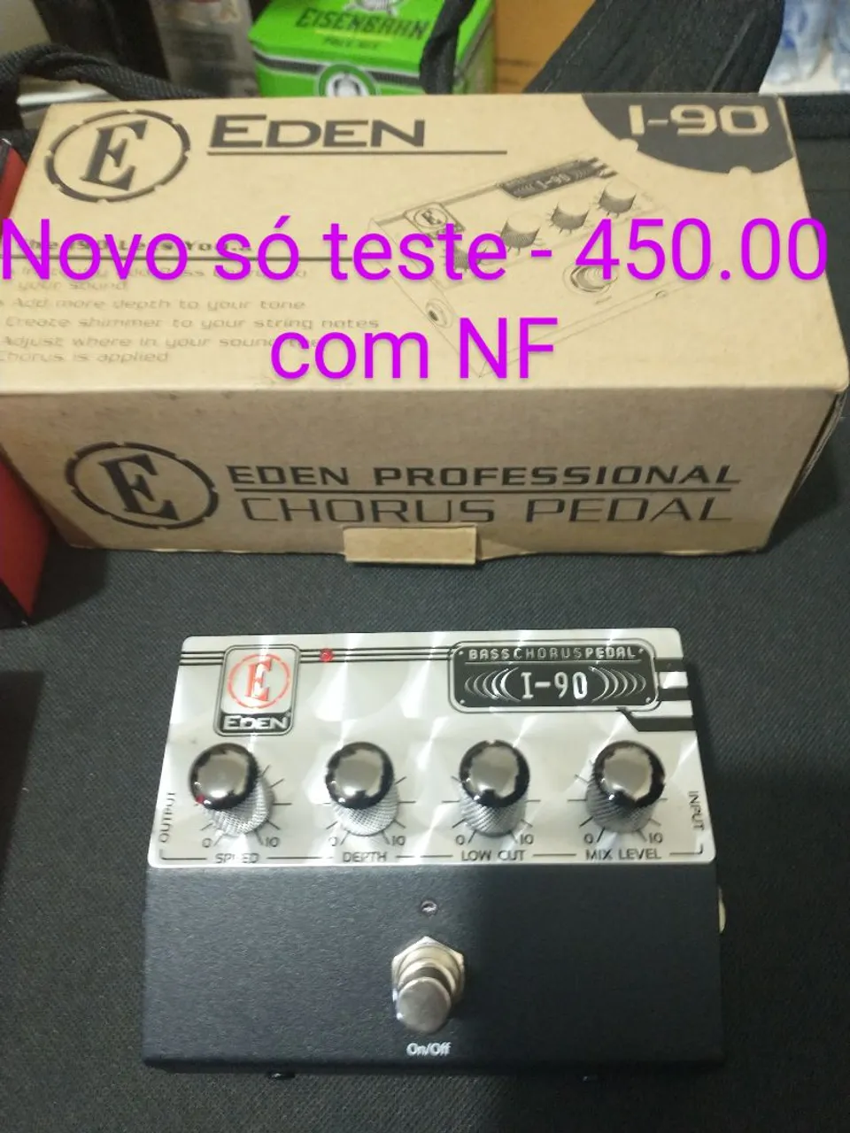 Pedal Chorus Eden I-90 - Novo, Só Teste