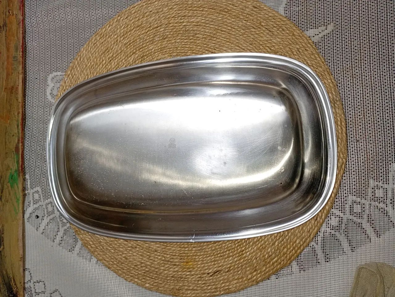 Conjunto 2 bandejas aço inox inoxidável  - Foto 4