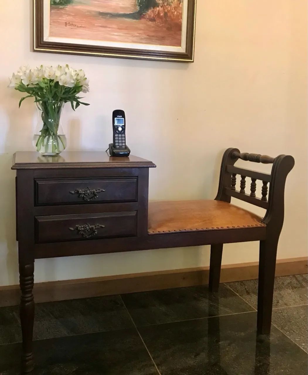 Mesa Para Telefone / Aparador - VINTAGE - Foto 2