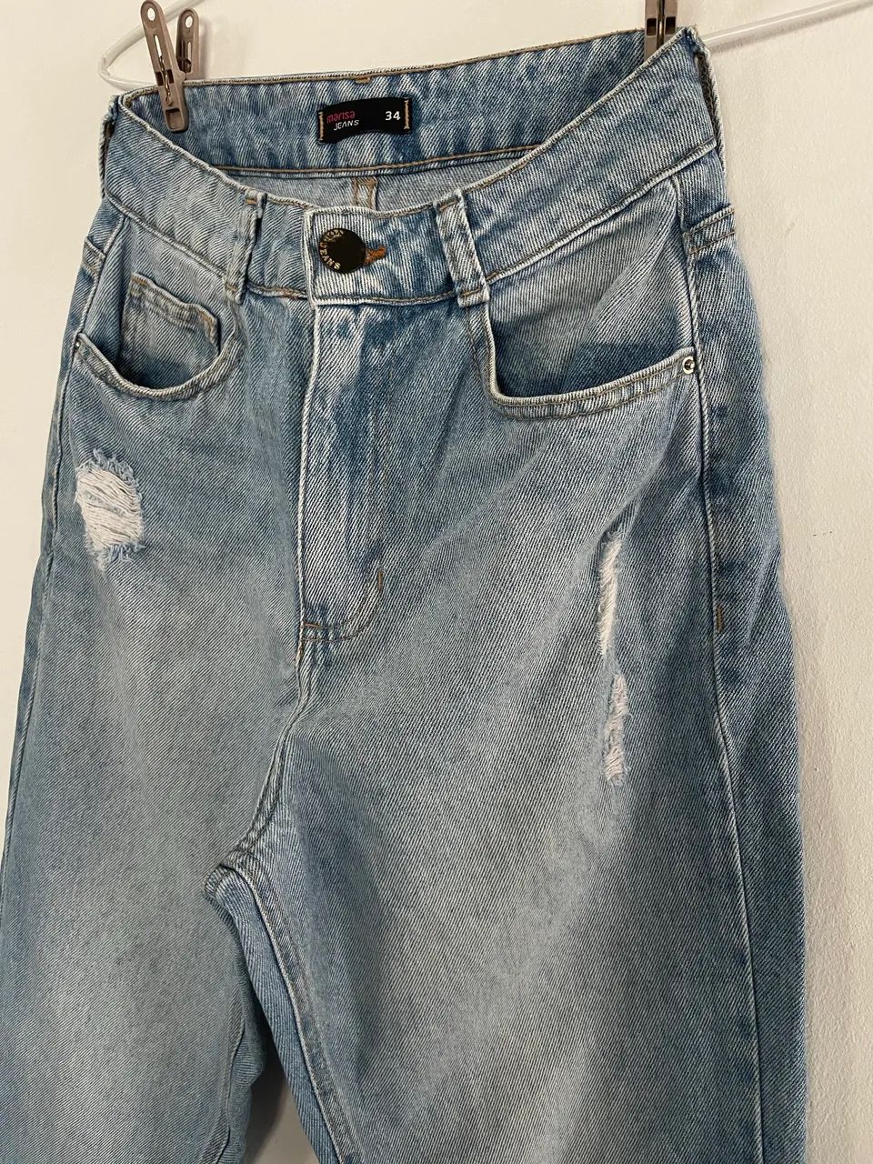 Calça mom jeans feminina  - Foto 2