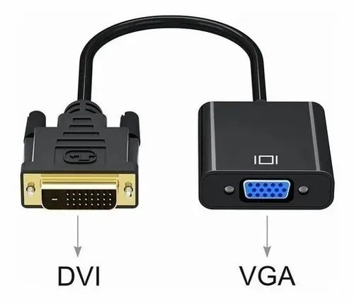 Adaptador Dvi-d 24+1 Macho P/ Vga 15 Pinos Fêmea - Foto 2