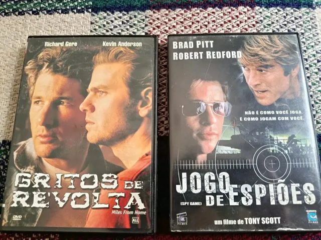 5 dvd's de ação e suspense com grande elenco: Richard Gere, Brad Pitt, Robert Redford, etc - Foto 2