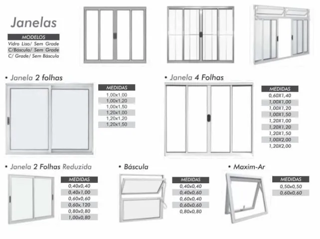 Janelas , portas e básculas em alumínio !!