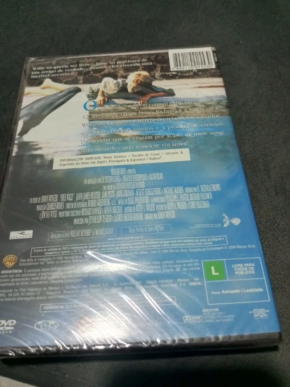 2 DVDs  FREE WILLY - Até onde você iria por um amigo? Lacrado / A GRANDE FUGA. lacrado - Foto 2