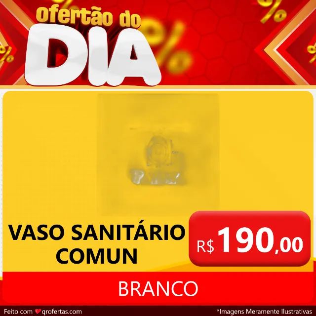 VASO SANITÁRIO BRANCO NOVO - INMETRO  - Foto 3