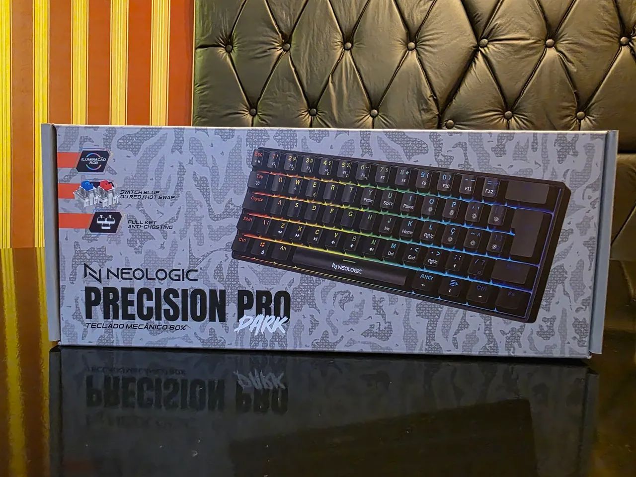 Teclado Gamer Mecânico Neologic Precision Pro Dark Lacrado com Garantia