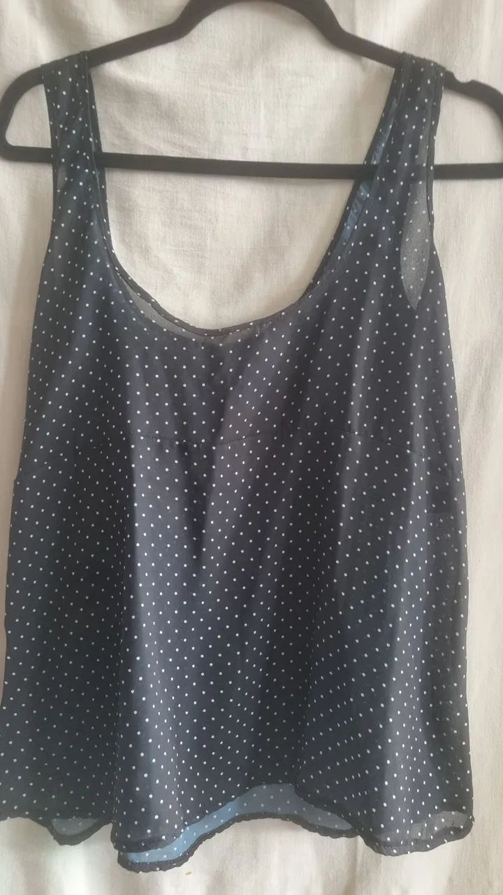 Blusa de organza e poá  48 - Foto 2