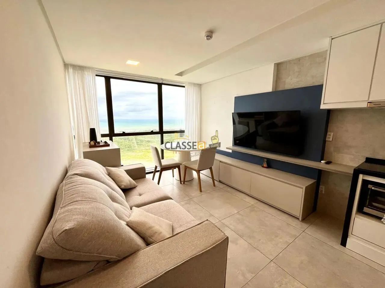 Apartamento Mobiliado Beira Mar Andar Alto 2 Quartos - Foto 3