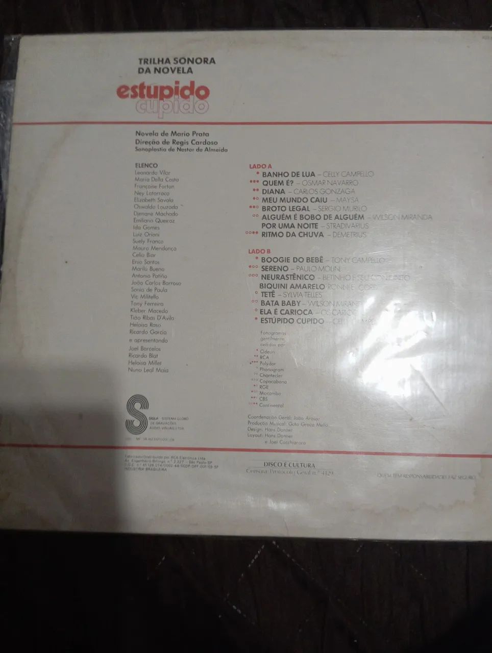 LP da novela estupido cupido nacional - Foto 2