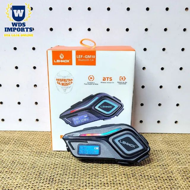 Fone de Ouvido de Capacete Moto Bluetooth - Foto 2
