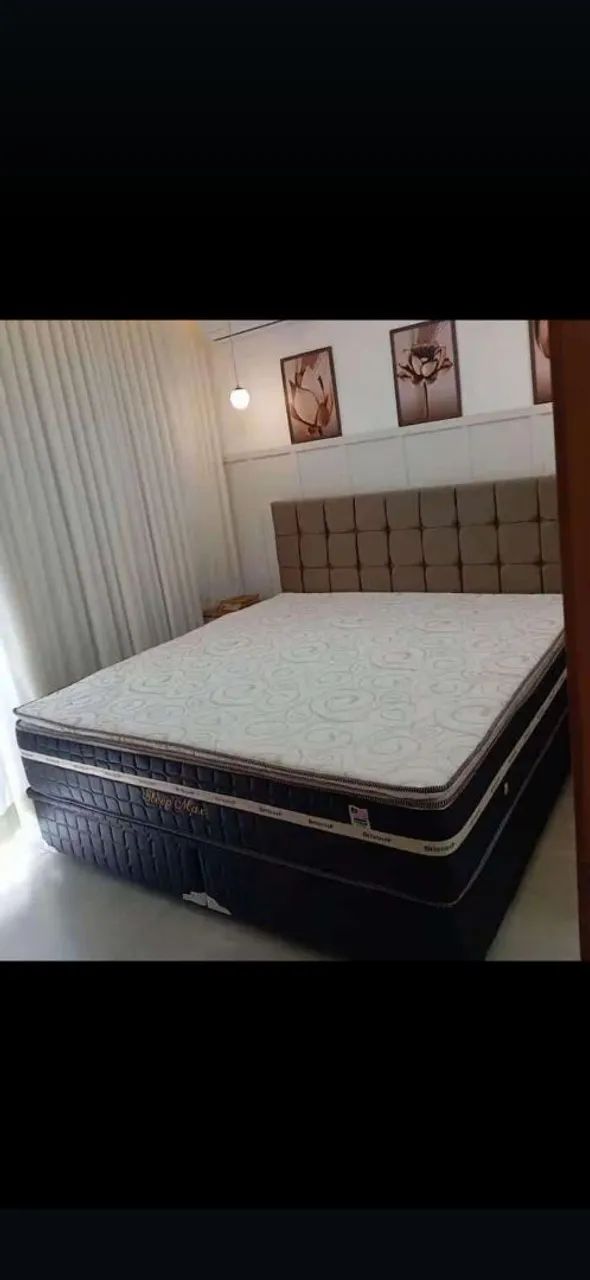 Cama Box Queen Size completa