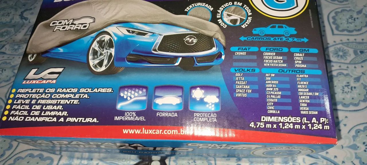 Capa para Carro Forrada Dualpro G LuxCar - Foto 3
