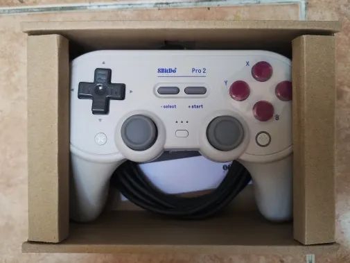 Controle 8bitdo com fio pro  para switch /  raspberry pi / xbox, PC  - Foto 3
