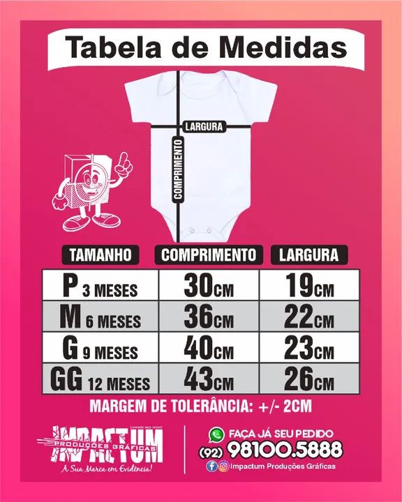 Body Infantil Sublimático Personalizado - R$ 35,00  - Foto 5