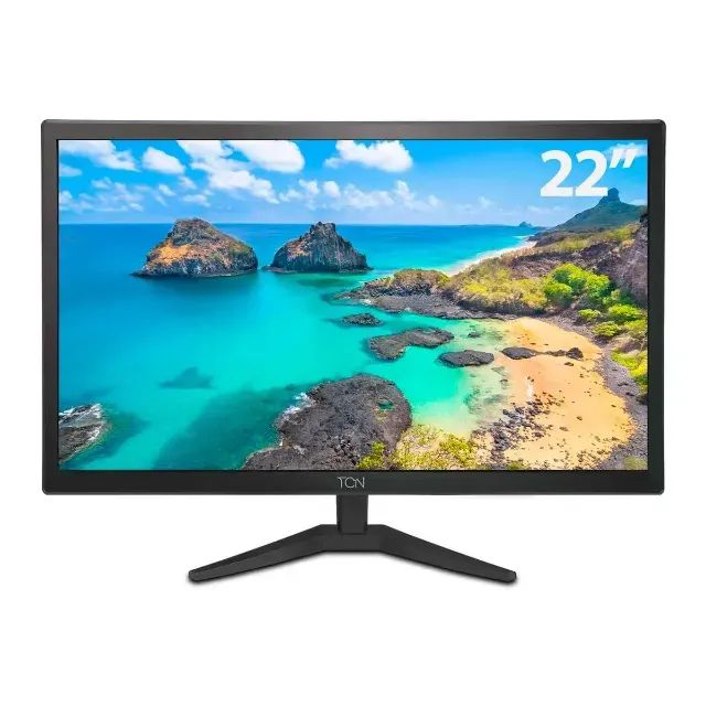 Monitor TCN 22" Led, HD, 60Hz, 5ms, HDMI/VGA - WZetta