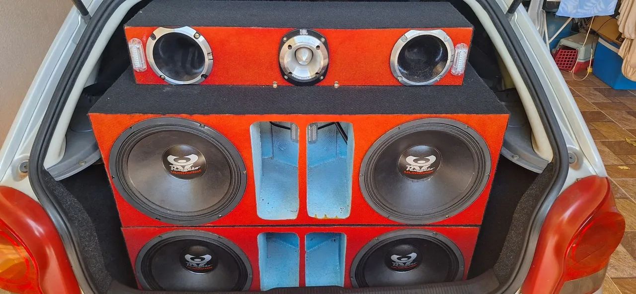 Som Automotivo Completo Ultravox 400 rms Taramps Stetsom Usina