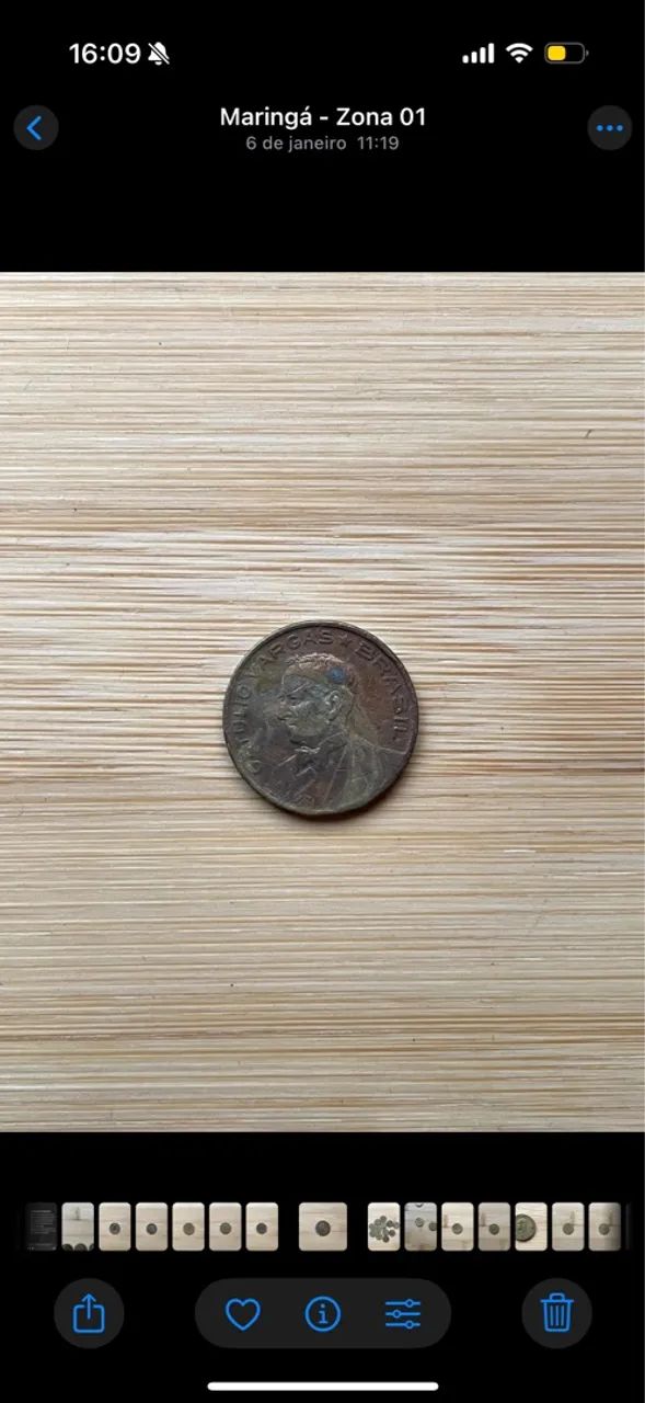 Moeda 10 Centavos 1943 - Níquel Rosa  - Foto 2