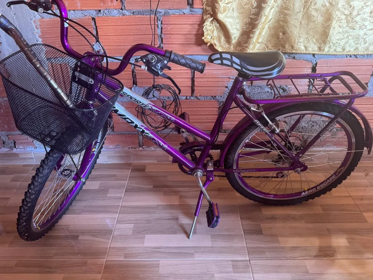 Bicicleta Roxa Aro 26 Max com nota fiscal