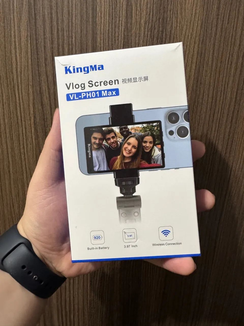 Monitor Tela KingMa Vlog para celular - Acessórios de Celular