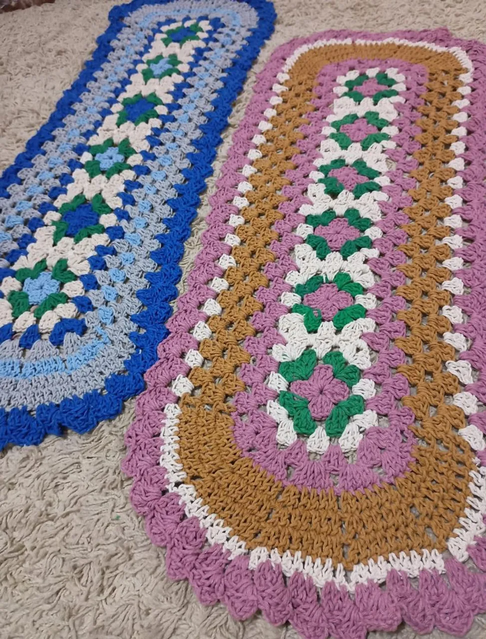 Passadeiras/caminho de mesa em crochê artesanais