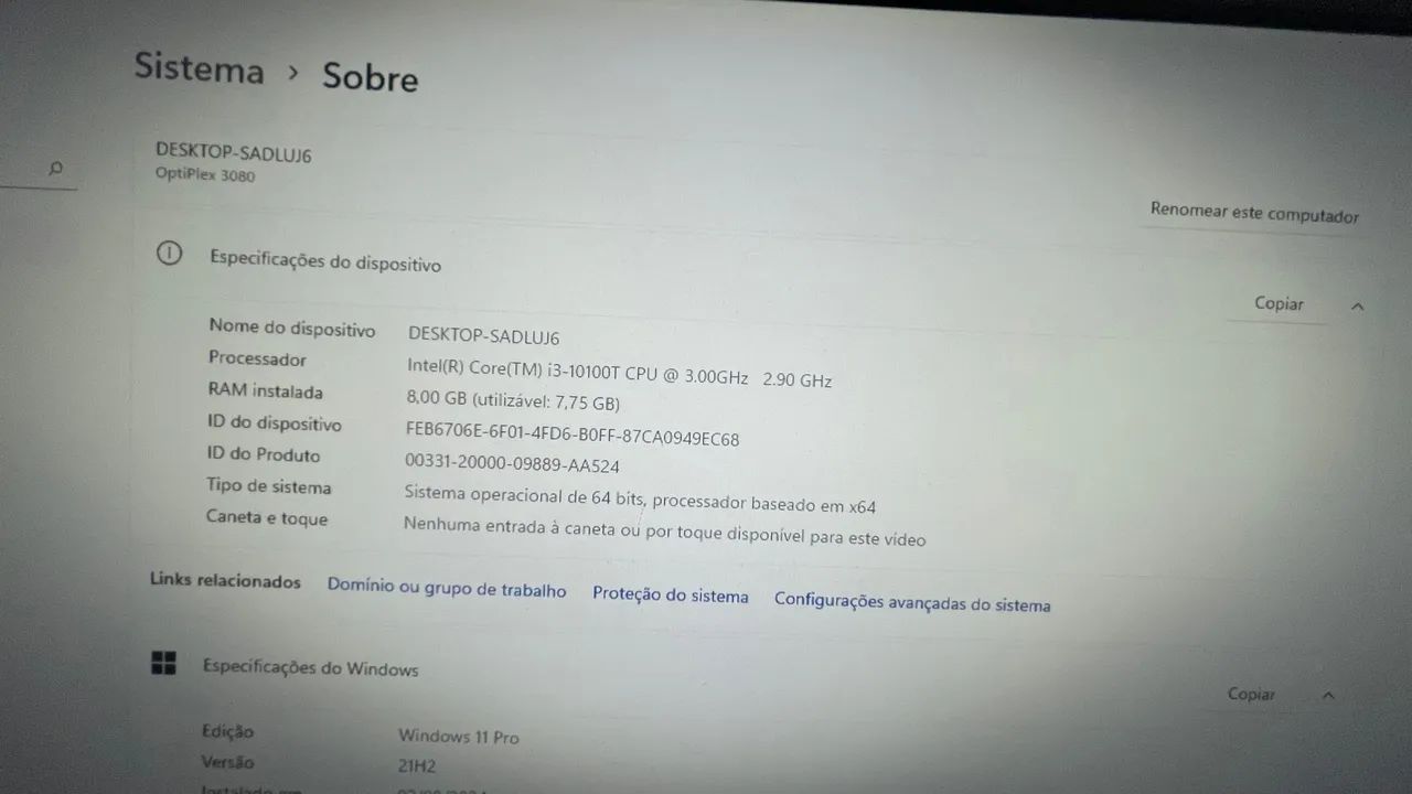 Computador Completo Dell com Tela de 21.5" - Foto 5