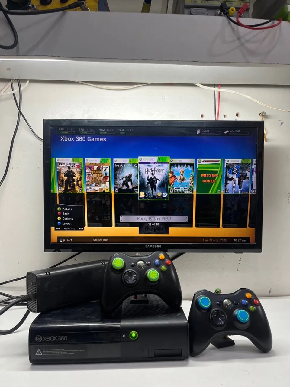 Xbox 360 com Jogos e Controles - Foto 2