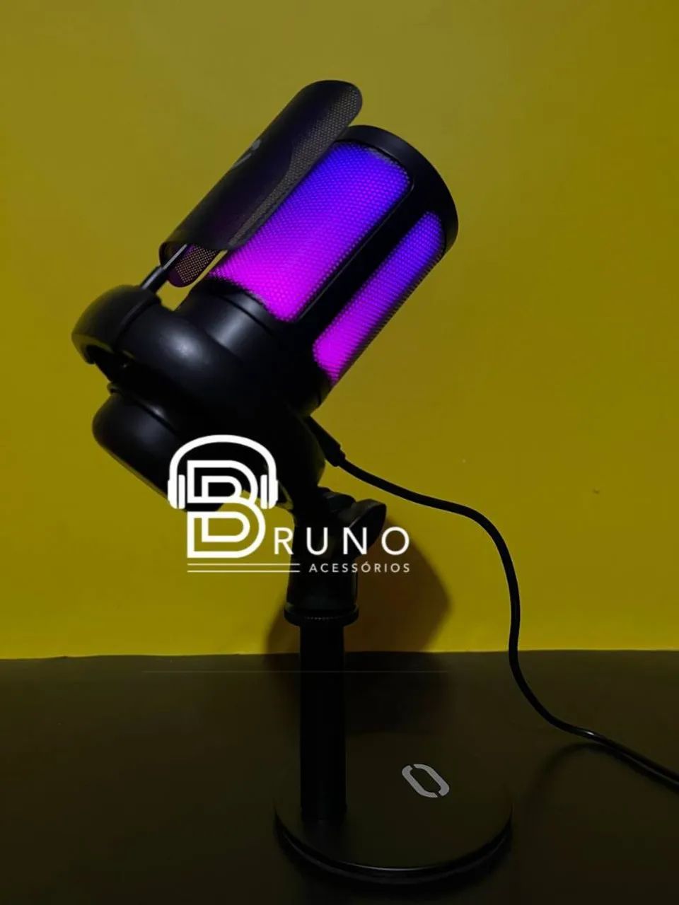 Microfone USB RGB TOMATE MT-10408 - Foto 4