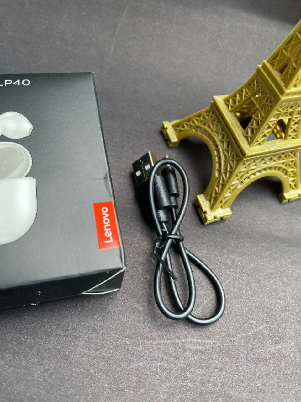 Fone De Ouvido Intra-auricular Sem Fio Lenovo Lp40  - Foto 2