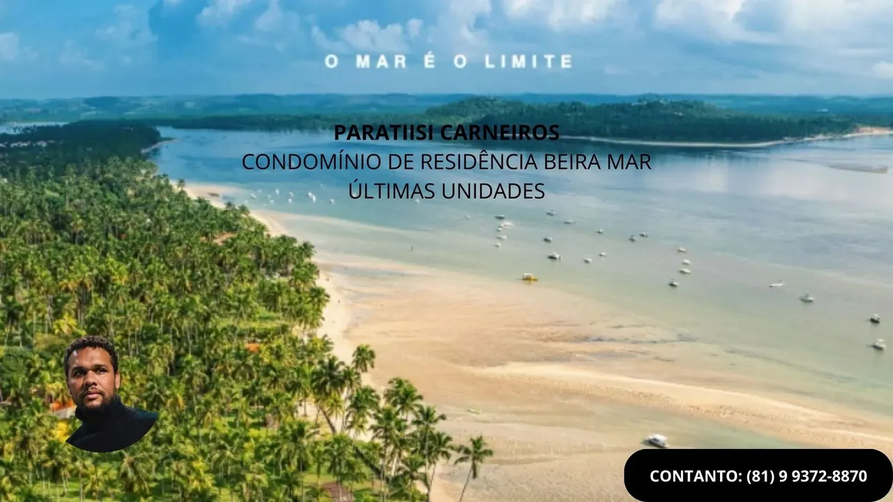 Casa - Condomínio Beira Mar de Carneiros - 3 Quartos - Condomínio Fechado - Parattisi.