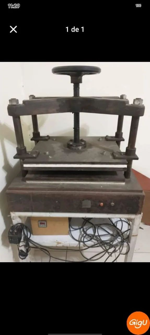 Prensa Manual Industrial quente e fria