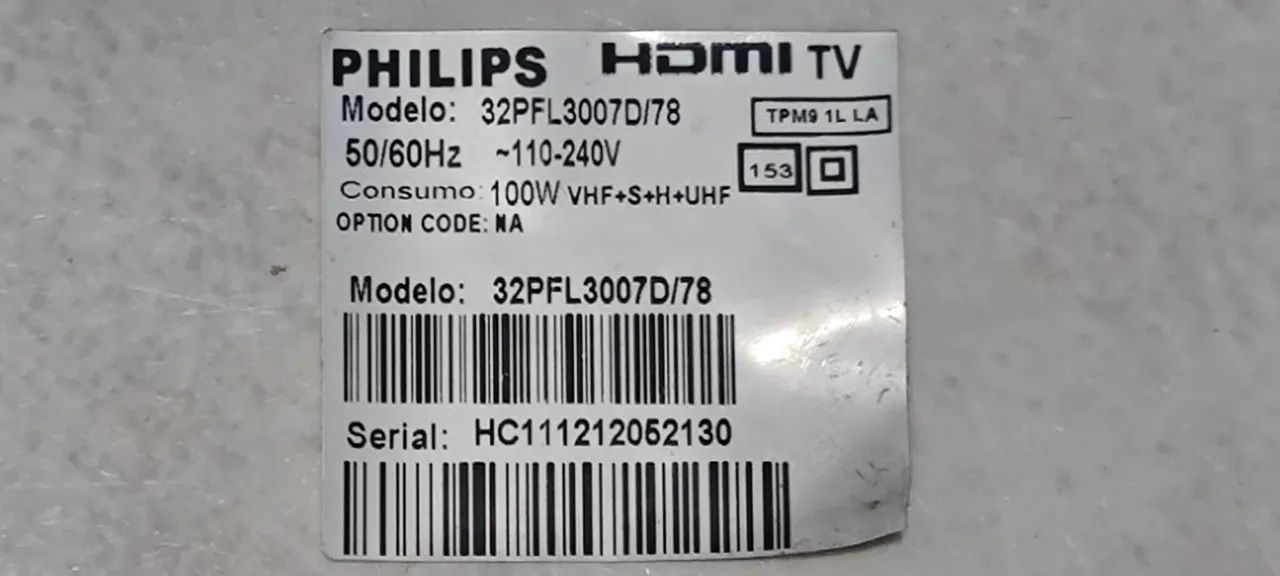 Placas de tv Philips 32PFL3007D/78