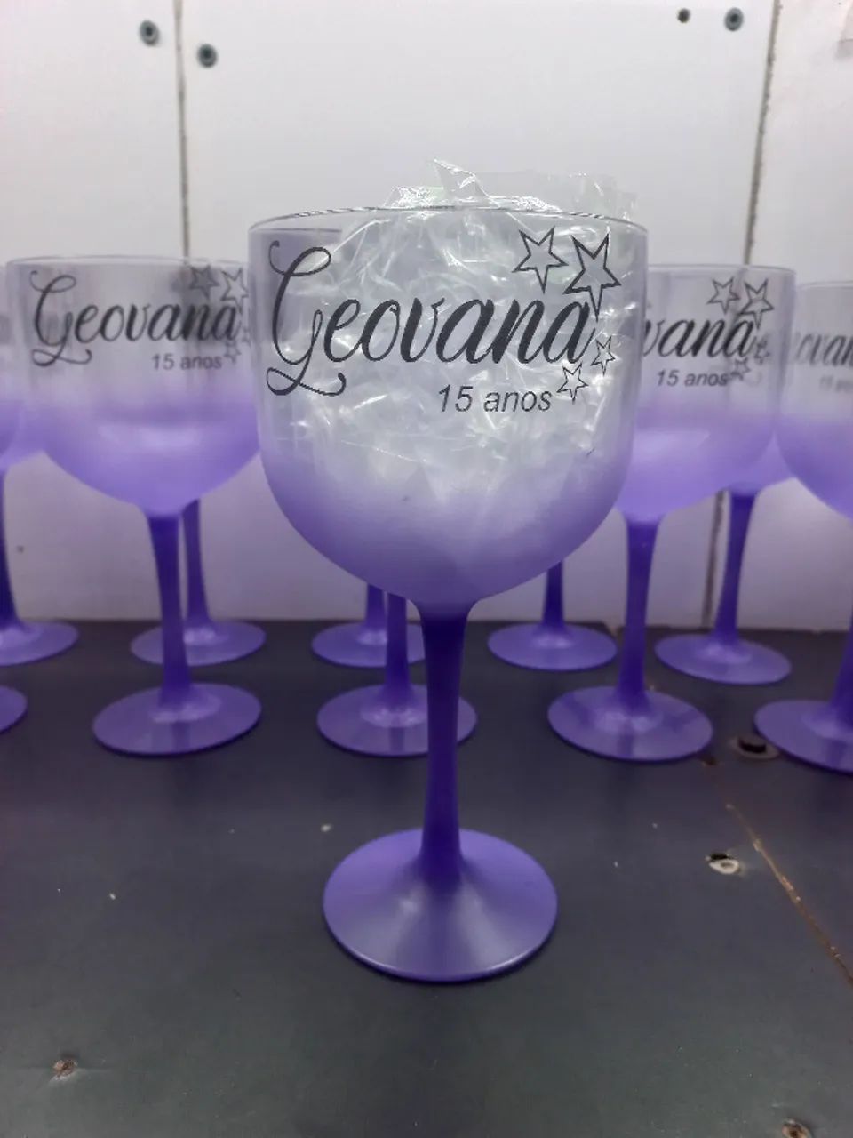 Taça de gin Personalizada Logo ou evento - Foto 3