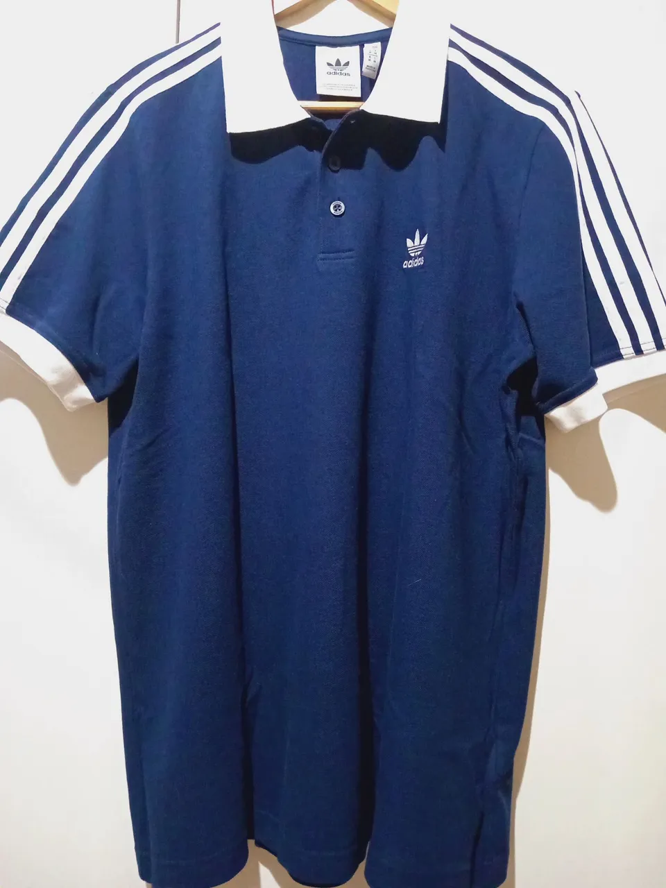 Camisa Polo Adidas Originals Azul Marinho