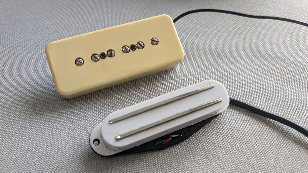 Captadores guitarra Mini Humbucker e P90