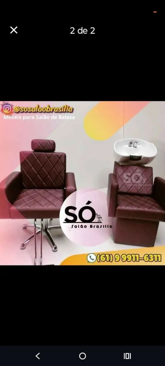 Cadeira de manicure e cadeira hidráulica para salão de beleza  - Foto 4