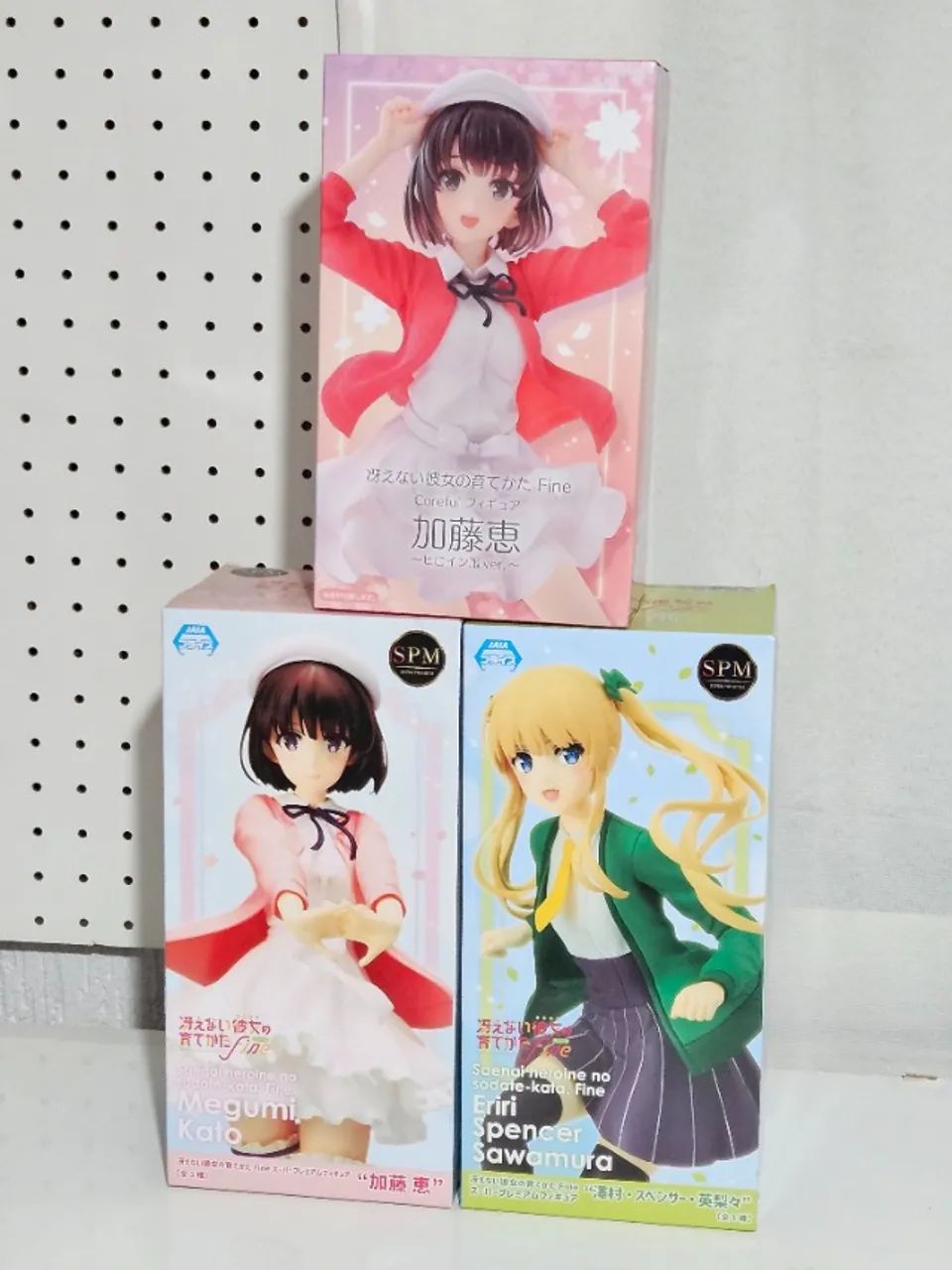 Saekano - Set de 3 figuras