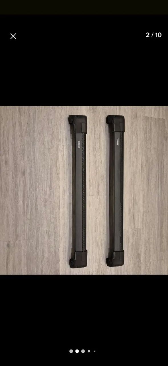 Rack Para Honda Hr-v Thule Wingbar 9595 Preto - Foto 2