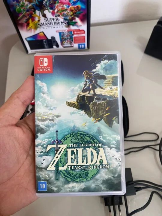 Nintendo Switch OLED - Edição Super Smash Bros Ultimate + Extras! ? - Foto 5