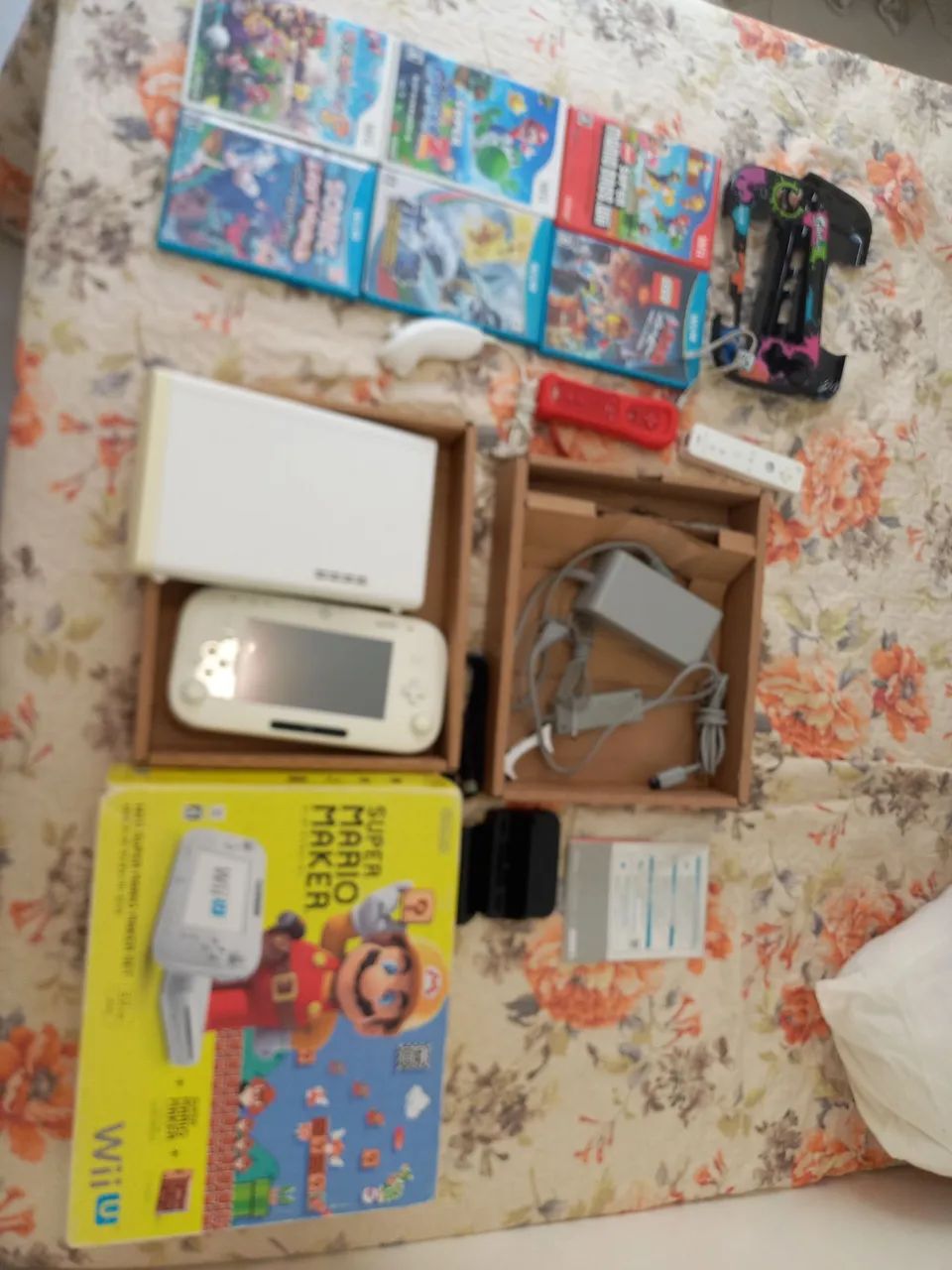 Nintendo Wii U japonês com 6 jogos e acessórios. Item para colecionador - Foto 6