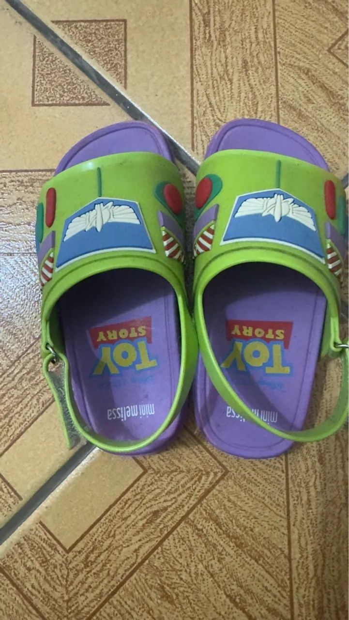 Mini Melissa Sandalia Toy Story Infantil Sandália Mini Melissa