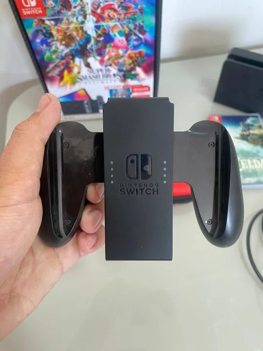 Nintendo Switch OLED - Edição Super Smash Bros Ultimate + Extras! ? - Foto 4