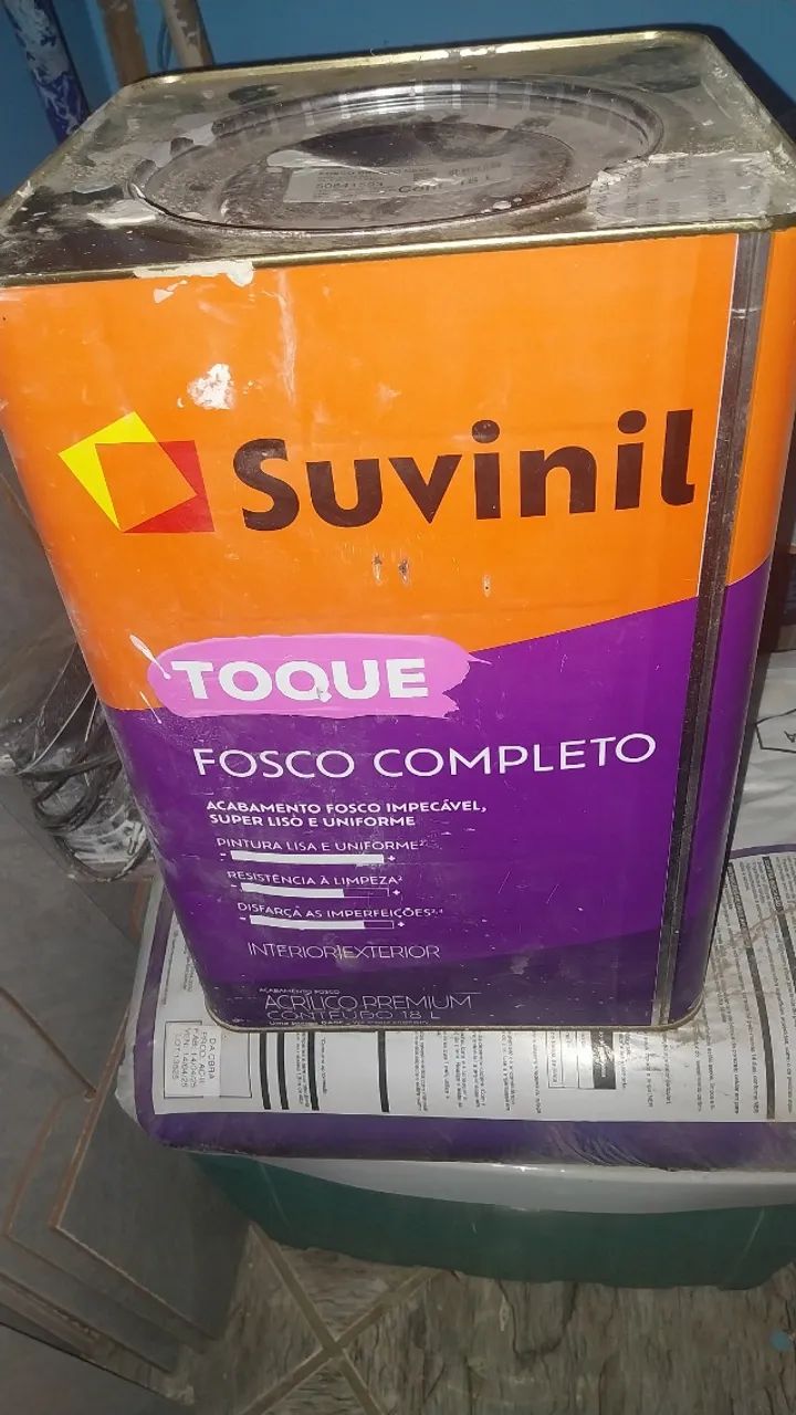 Vendo uma lata de tinta fosca completa 18 l. - Foto 3