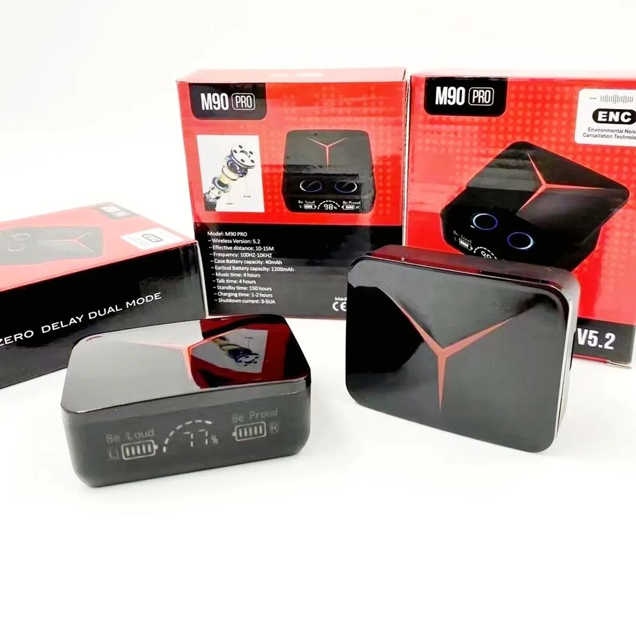 Fone de ouvido Bluetooth M90 Pro - Foto 2